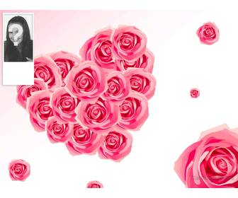 hintergrund fur twitter wo sie ihr foto auf der seite konnen setzen zusammen mit einem hintergrund von rosen in herzform