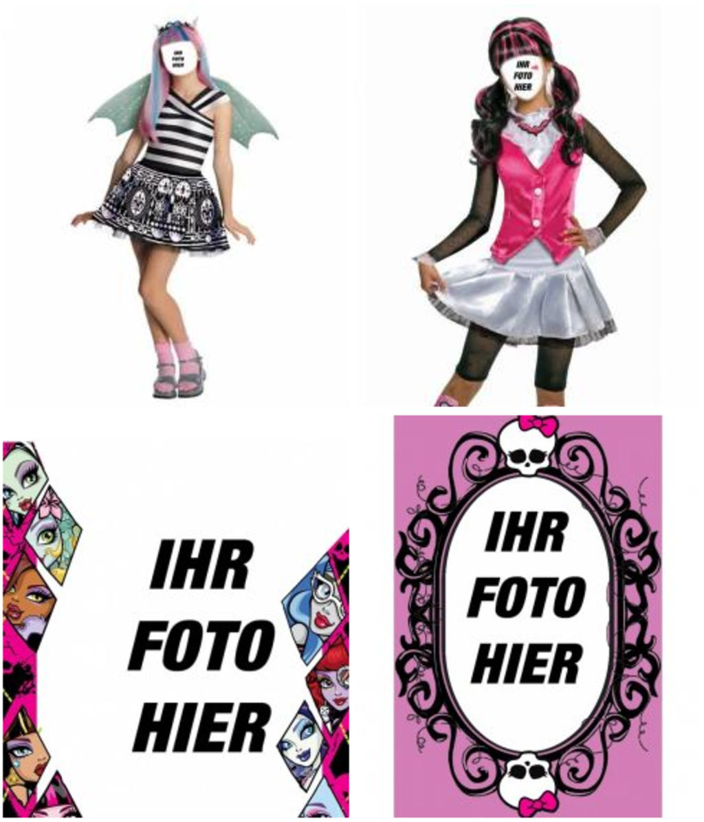 Auswirkungen Monster High zu Ihren Fotos hinzufügen.