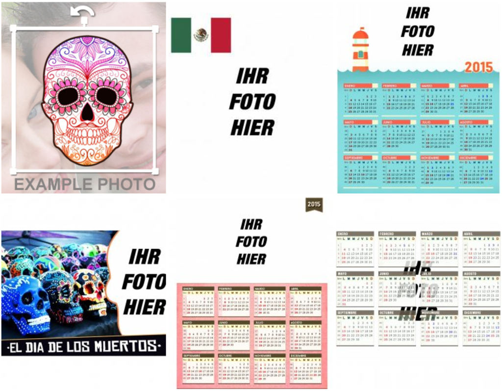 Flaggen und Fotomontagen nach Mexiko bezogen