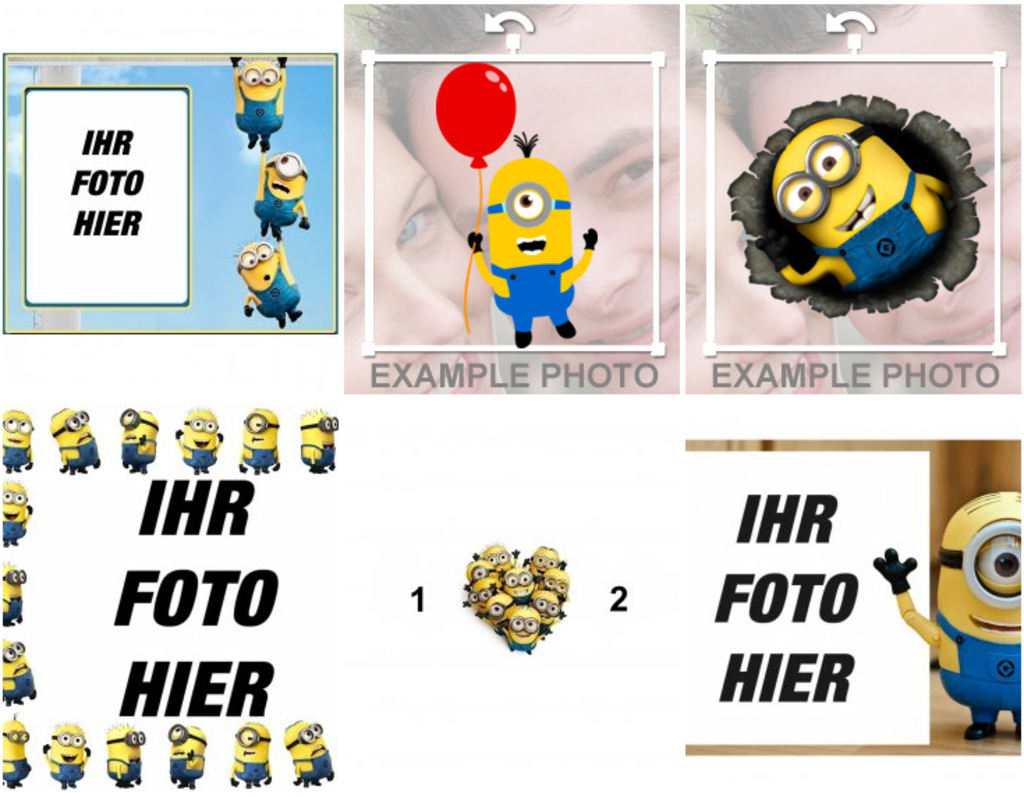 Fotoeffekt des Films Despicable Me und die Minions für Ihre Fotos