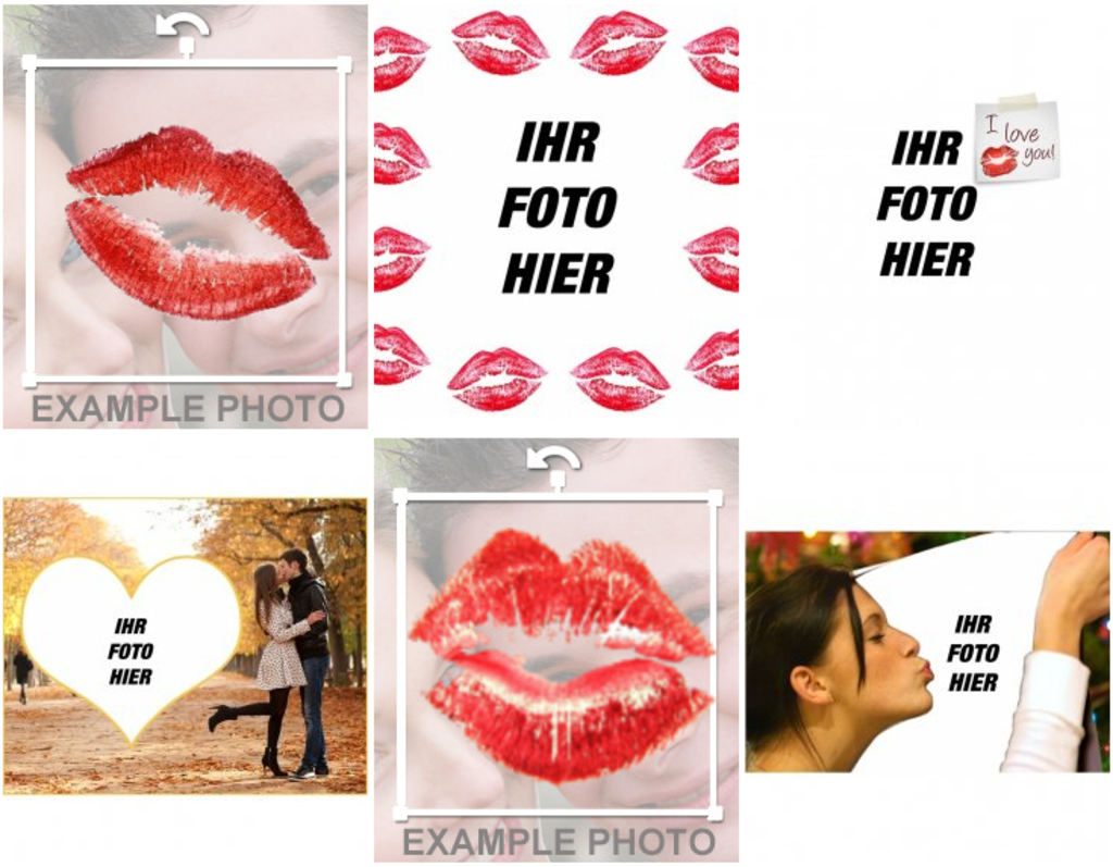 Küsse auf Ihre Fotos mit diesen kostenlosen Foto-Effekte