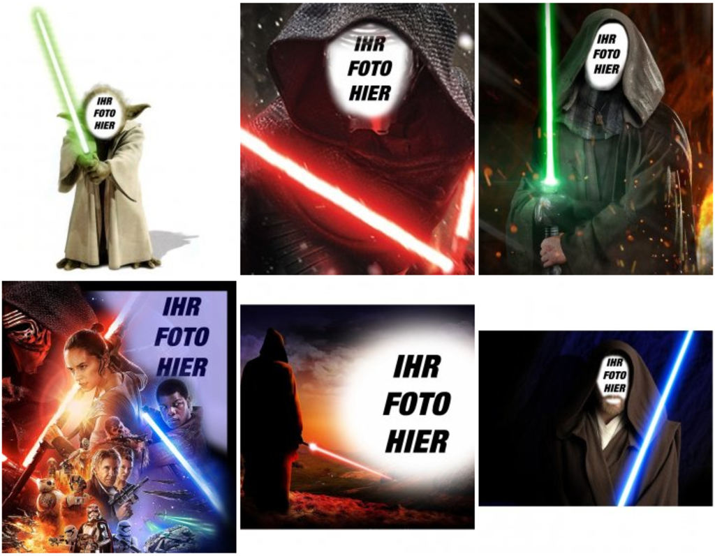 Star Wars kostenlos Fotomontagen für Ihre Fotos