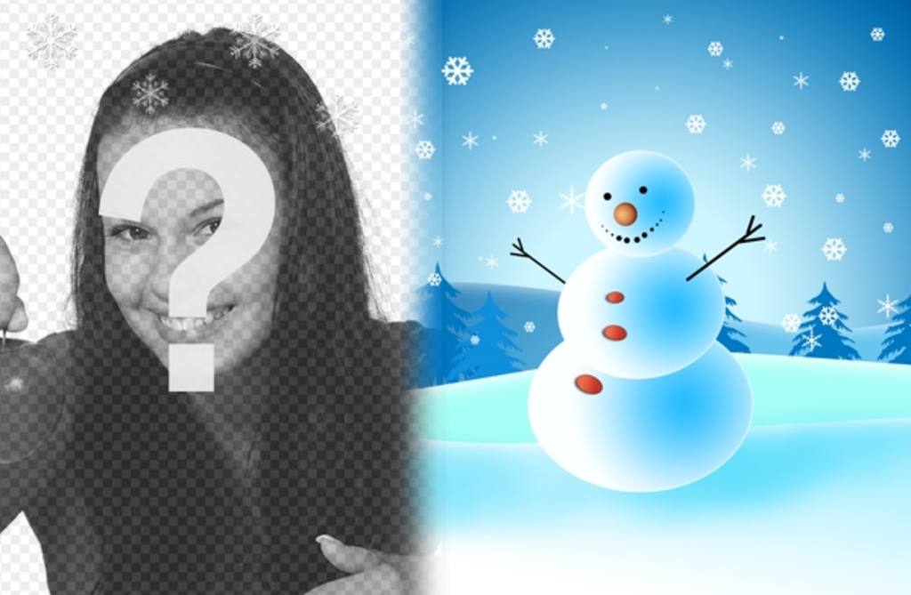 Einfache Weihnachtskarte an Ihre Lieben zu gratulieren. Mit Schneemann und..