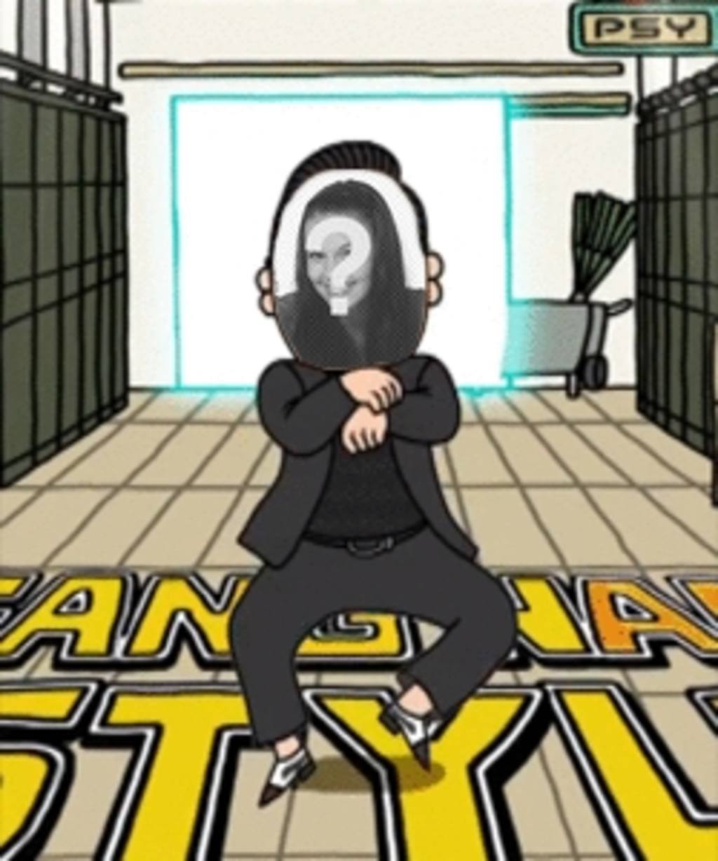 Erstellen Sie Ihre eigenen Animation Psy Gagnam Style mit Ihrem eigenen Foto und überraschen Sie Ihre..