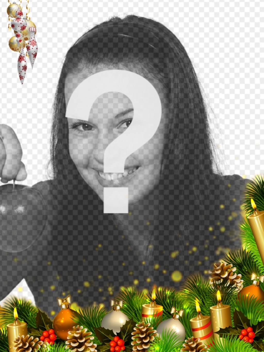 Fotomontagen und Bilderrahmen für Weihnachten Photoeffekte