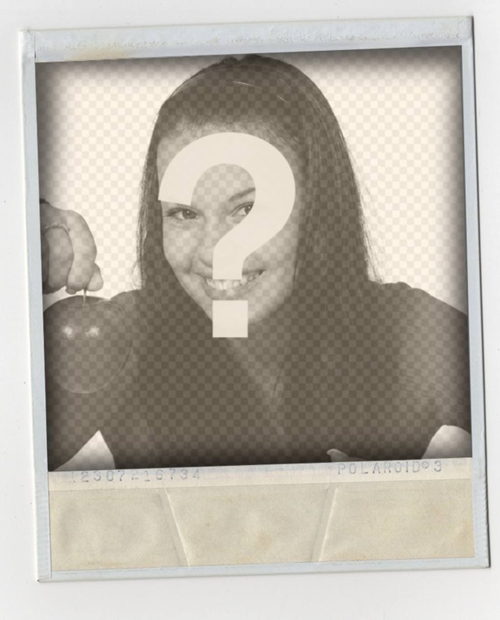 Setzen Sie ein Bild in einem polaroid grame Retro im Alter von Stil. ..