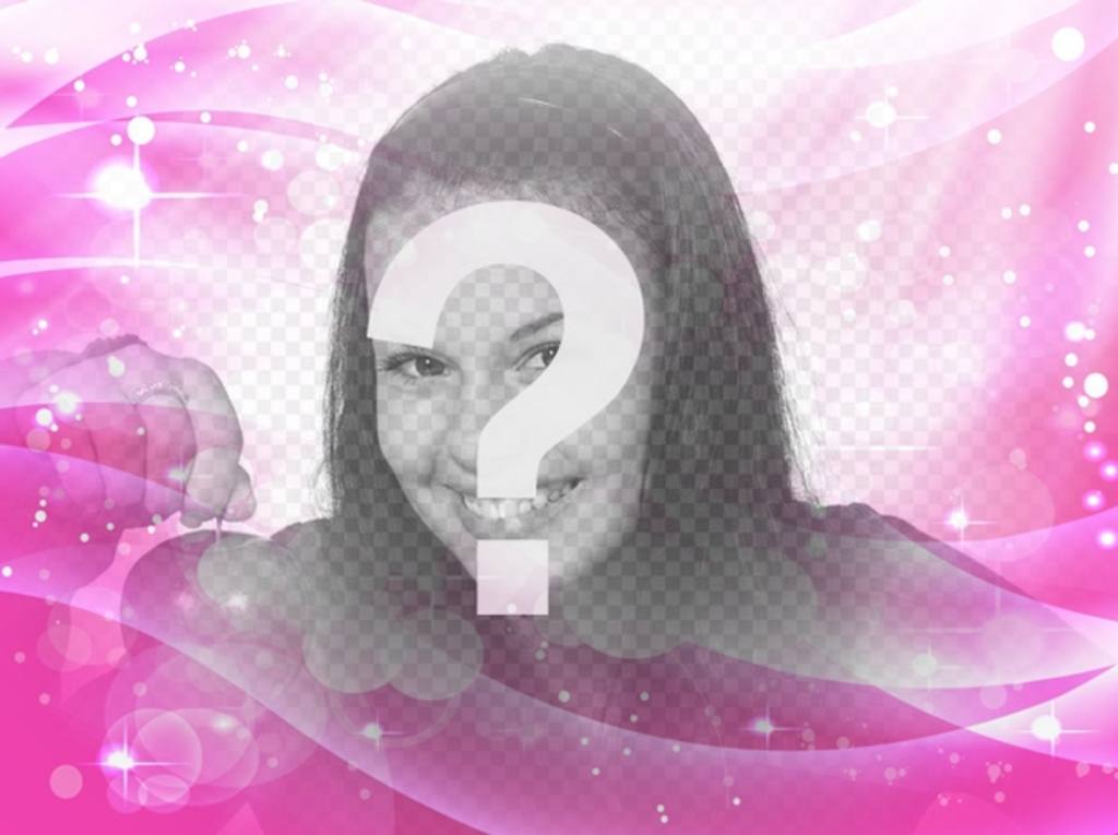 Shiny rosa mit funkelt Foto-Filter und rosa Farbverlauf, ein schickes Effekt auf Ihre Fotos..