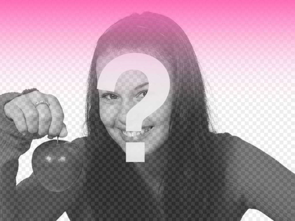 Rosa Gradienten Foto-Filter ..