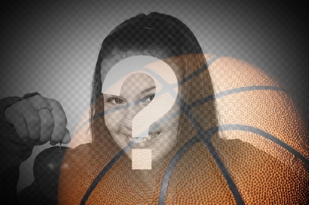 Filter für Bilder mit einem halbtransparenten Basketball auf Ihre Lieblings-sportive Fotografien..