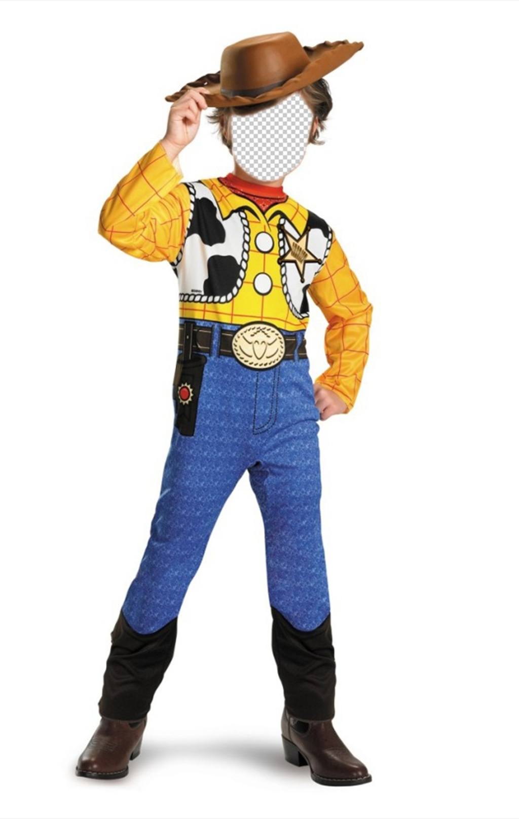 Fotomontage von Woody aus Toy Story Ihr Kind online verschleiern ..