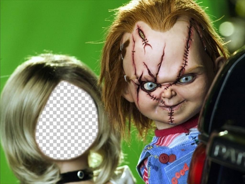 Fotomontage von Tiffany, die Freundin von Chucky Ihr Foto ..