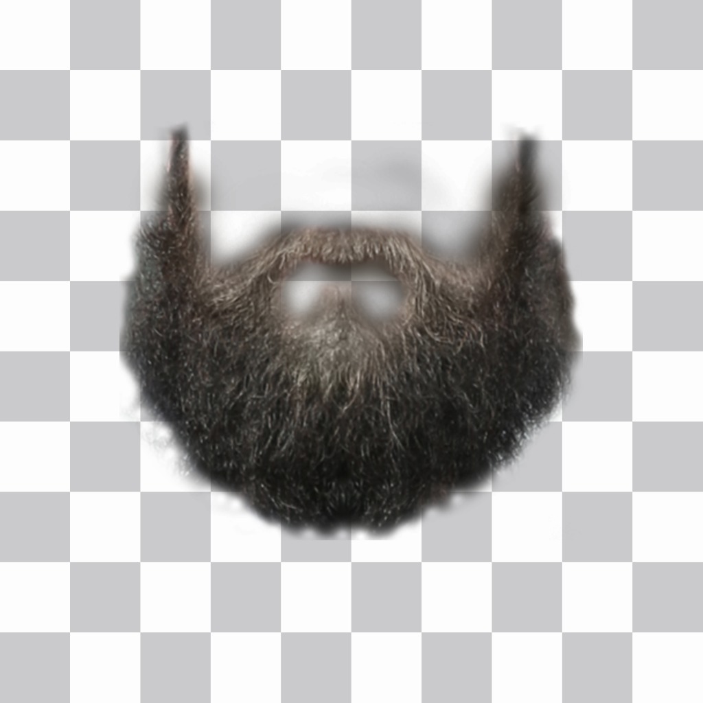 Fotomontage, um einen Bart auf Ihr Foto zu setzen. ..