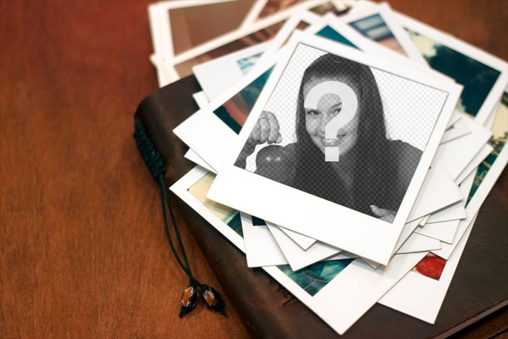 Rahmen nützlich, um Ihre Bilder in einer Polaroid Rahmen wie ein Berg von Erinnerungsfotos passen. ..