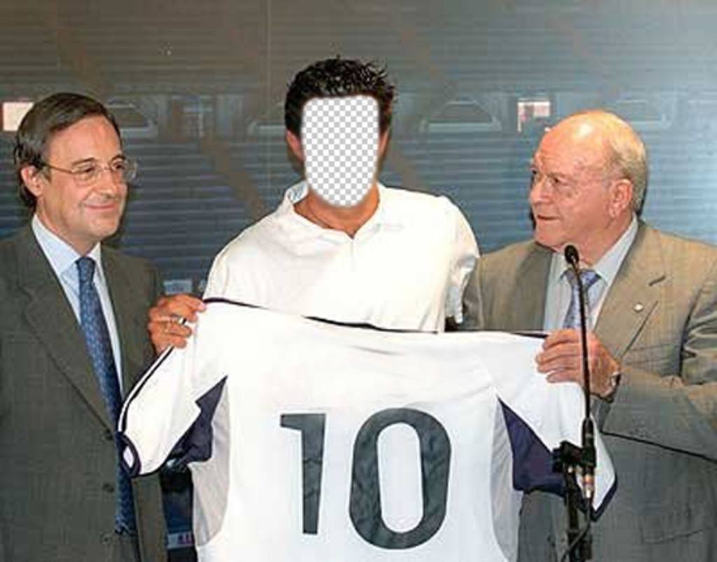 Bearbeiten Sie diese Foto-Effekt Ihr Gesicht in das Gesicht eines Real Madrid Spieler ..