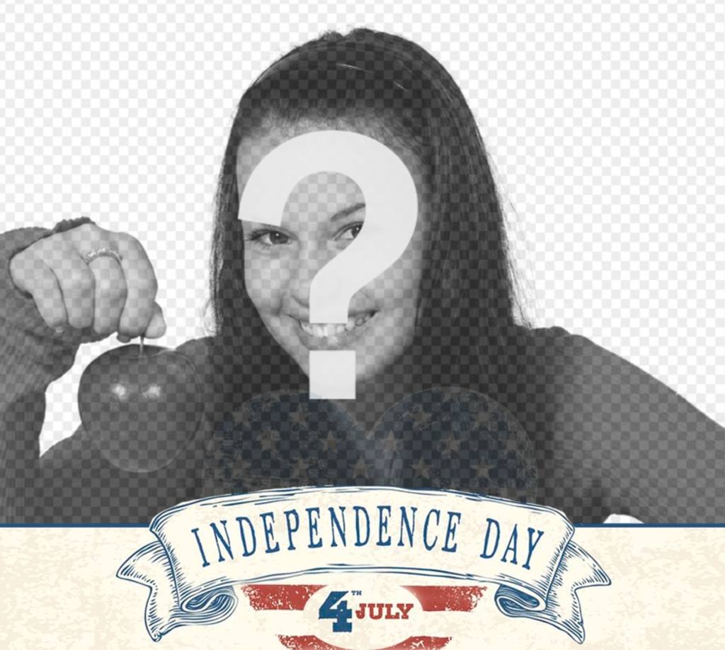 Vorlage für Fotos von der Independence Day of USA am 4. Juli feiern ..