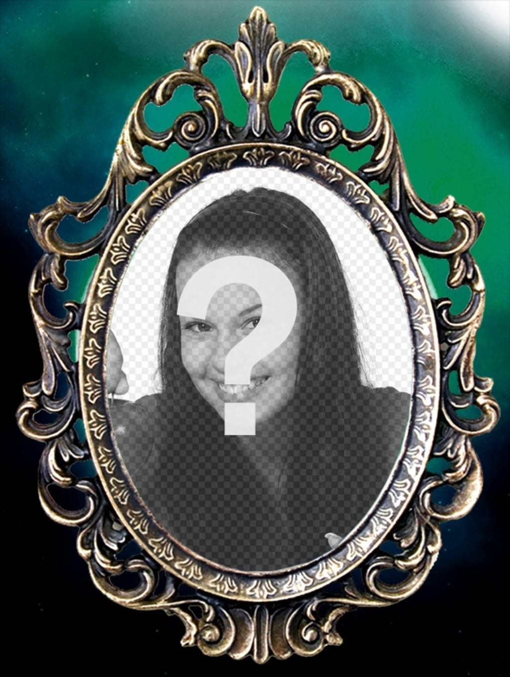Victorian Frame mit gotischen Touch, um Ihre Fotos zu gestalten. Laden Sie Ihre Bilder ..