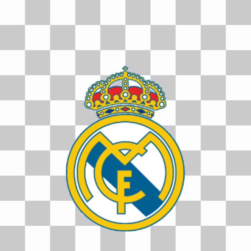 Offizielle Abzeichen von Real Madrid in Ihre besten Fotos setzen. ..