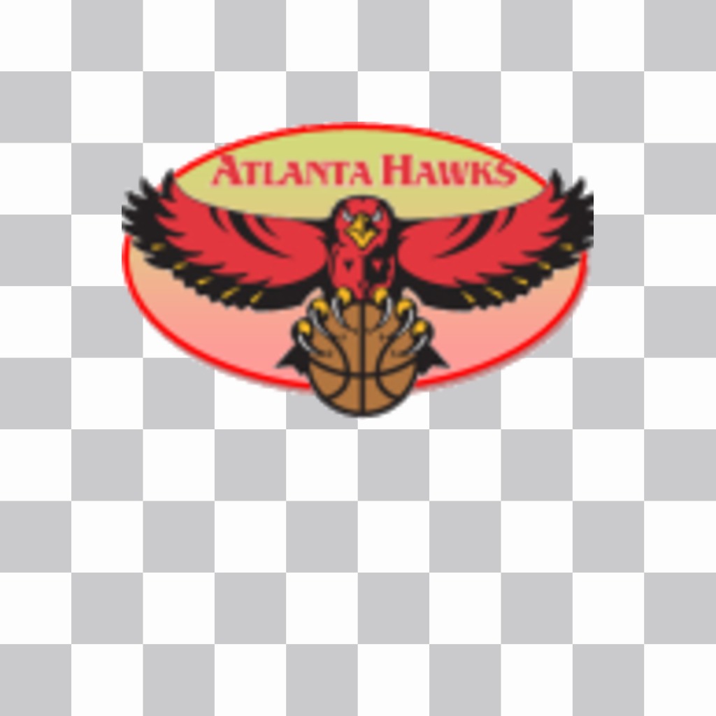 Atlanta Hawks Logoaufkleber. ..