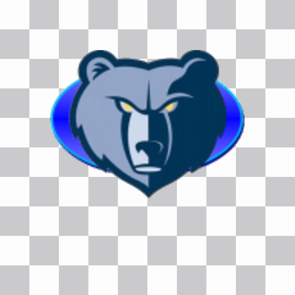 Aufkleber Logo der Memphis Grizzlies. ..