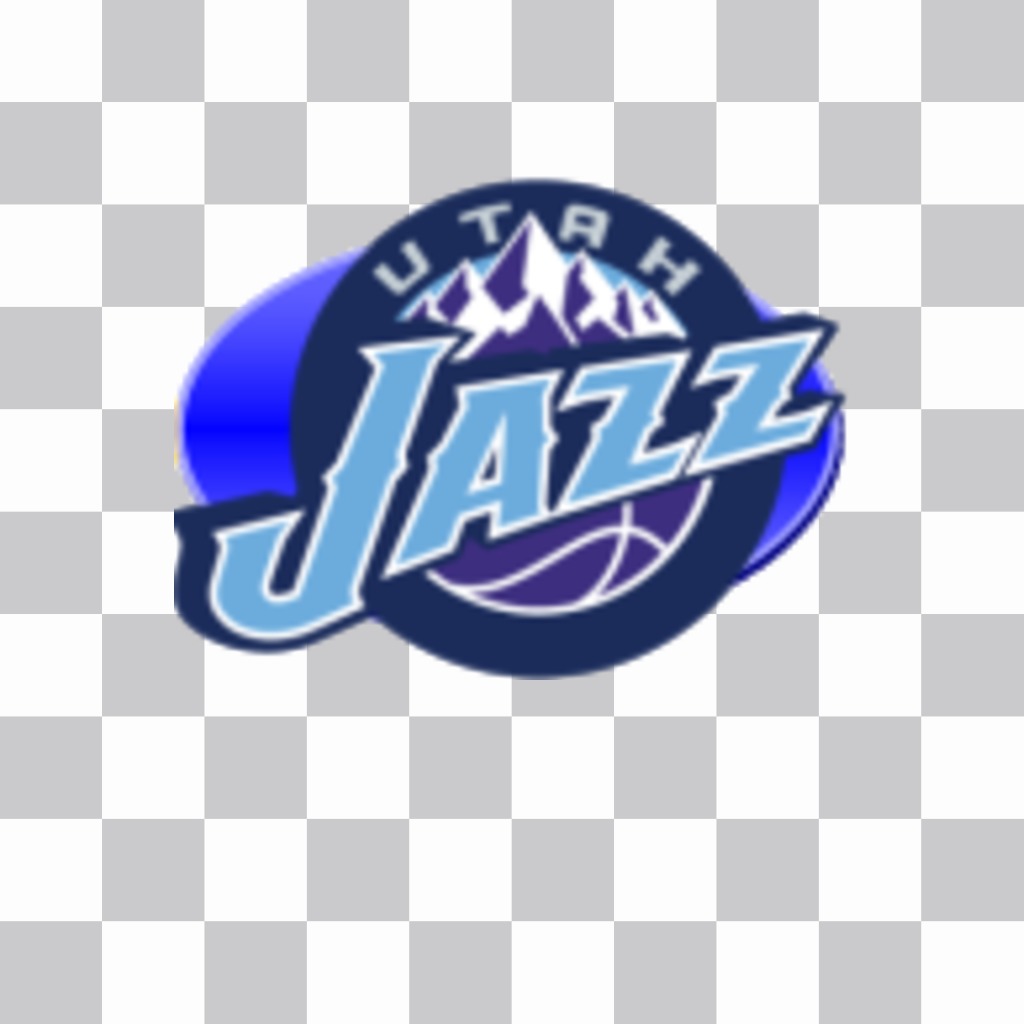 Aufkleber mit dem Logo der Utah Jazz. ..