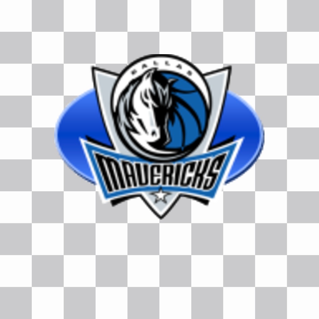 Basketball-Aufkleber mit dem Logo der Dallas Mavericks. ..