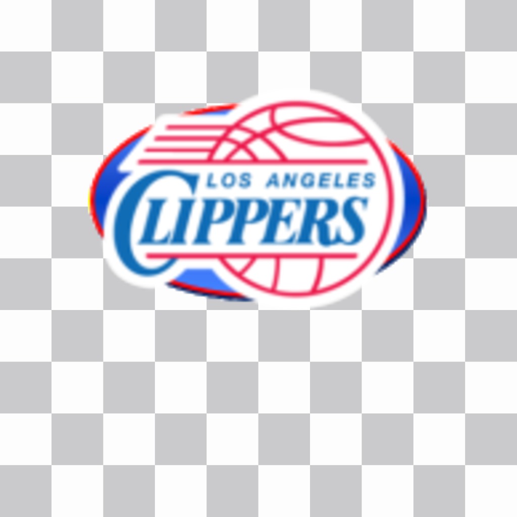 Aufkleber mit dem Logo der NBA-Team Los Angeles Clippers. ..