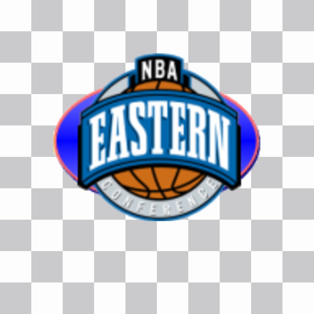 Aufkleber mit dem Logo der Eastern Conference der NBA. ..