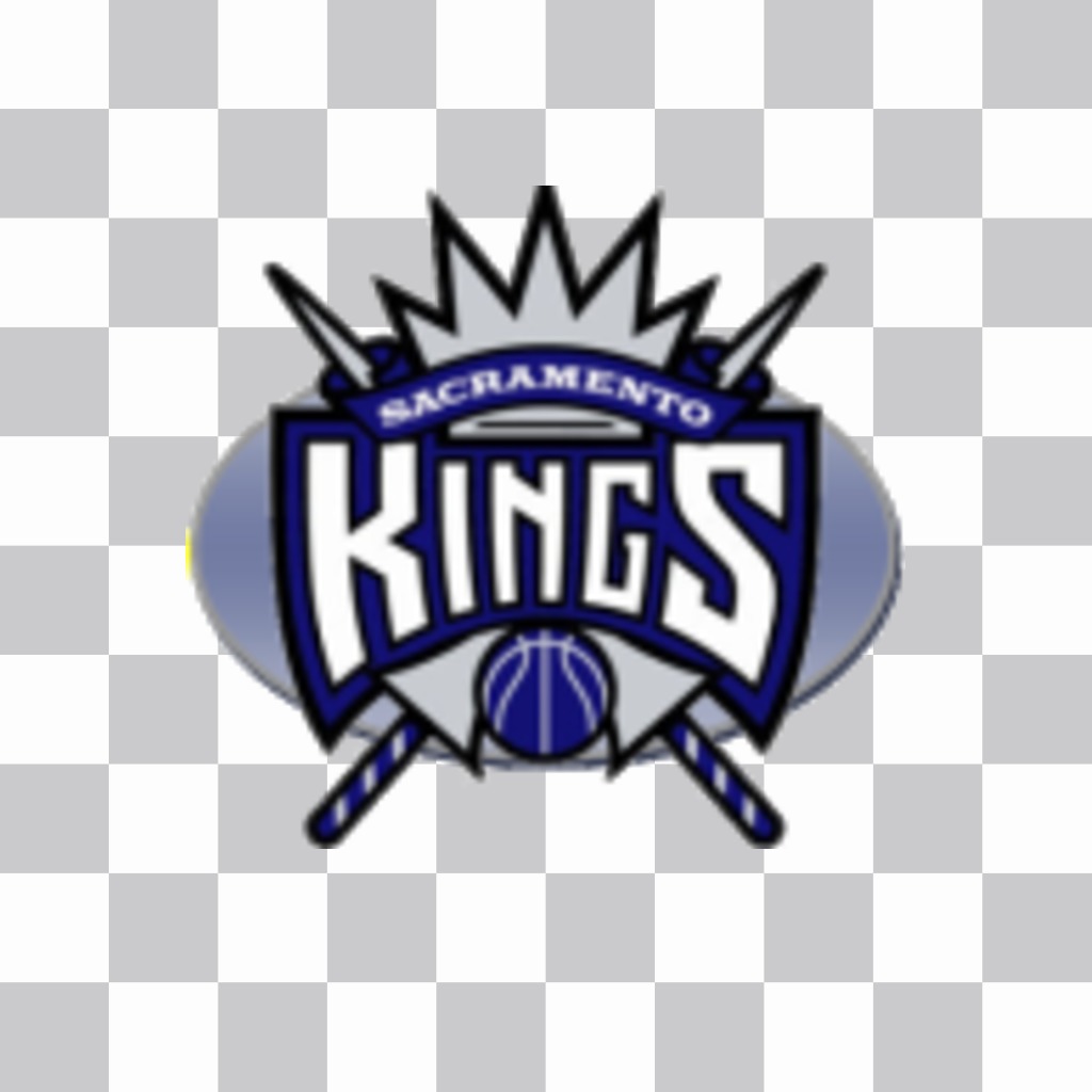 Aufkleber mit dem Logo der Sacramento Kings. ..
