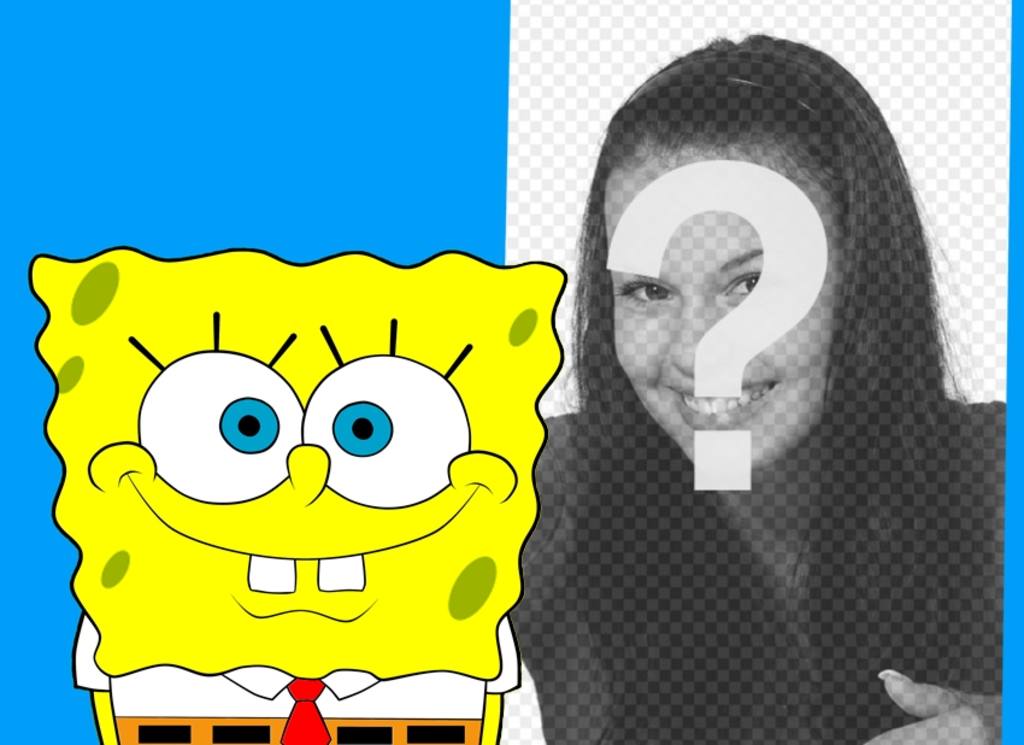 Collage, um Ihr Foto mit SpongeBob setzen ..