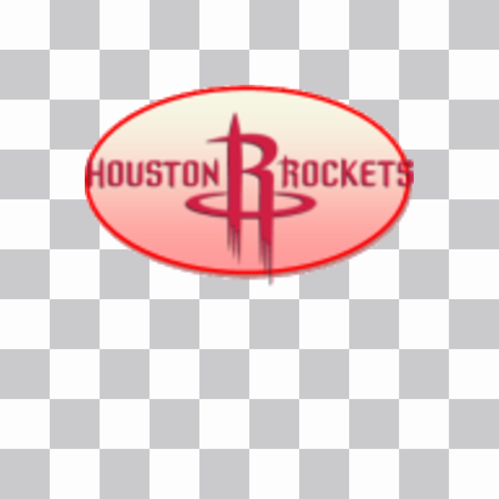 Aufkleber Logo der Houston Rockets. ..