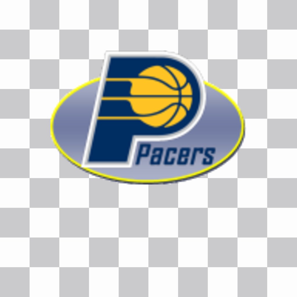 Aufkleber mit dem Logo der Indiana Pacers. ..