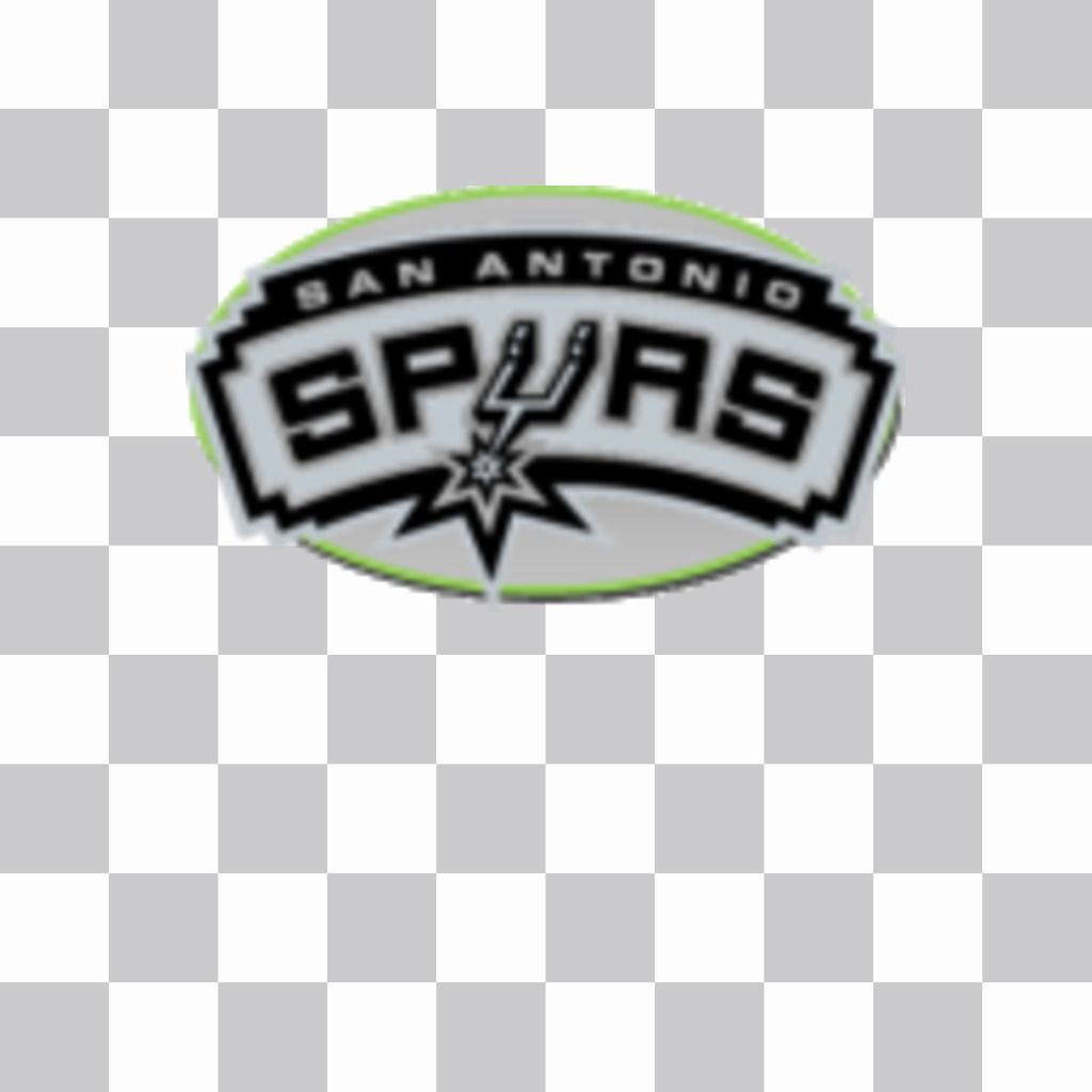 Aufkleber mit dem Logo der San Antonio Spurs. ..