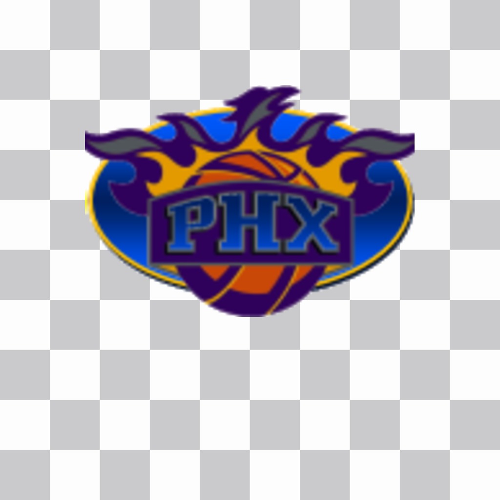 Aufkleber mit dem Logo der Phoenix Suns. ..