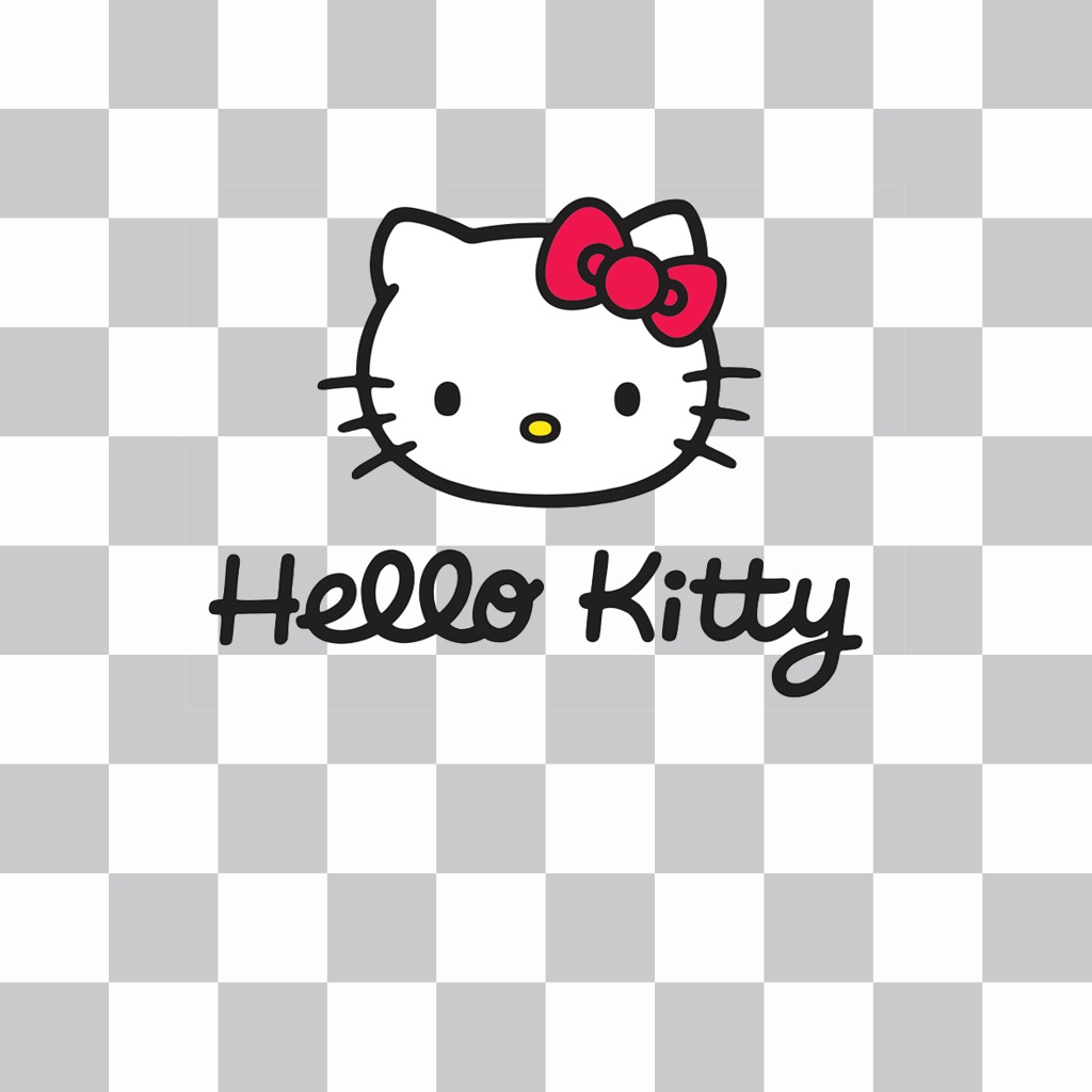 Aufkleber Hello Kitty Logo ..