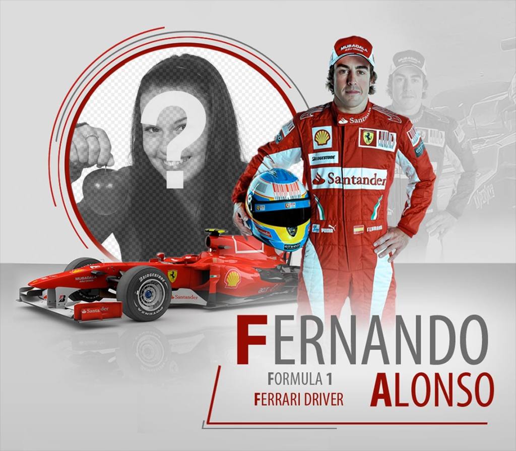 Fotorahmen von Fernando Alonso ..