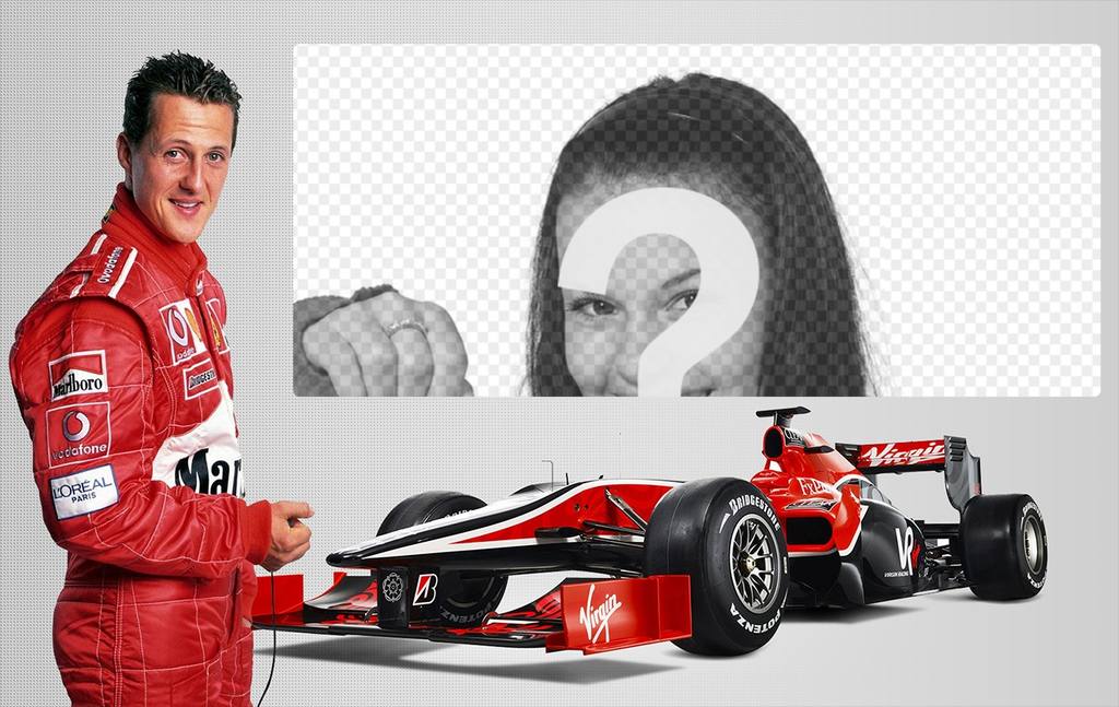 Michael Schumacher Fotomontage ..