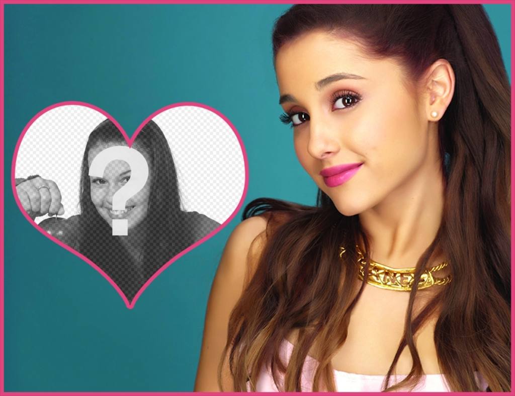 Fotomontage mit Ariana Grande ..