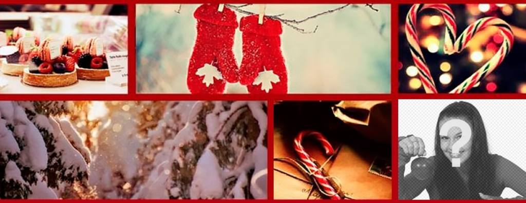 Weihnachten Facebook Cover-Foto mit Ihrem eigenen Bild ..