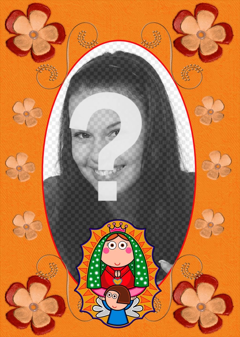 Religiöse Bilderrahmen für Ihre Bilder mit einem Bild der Jungfrau Maria ..