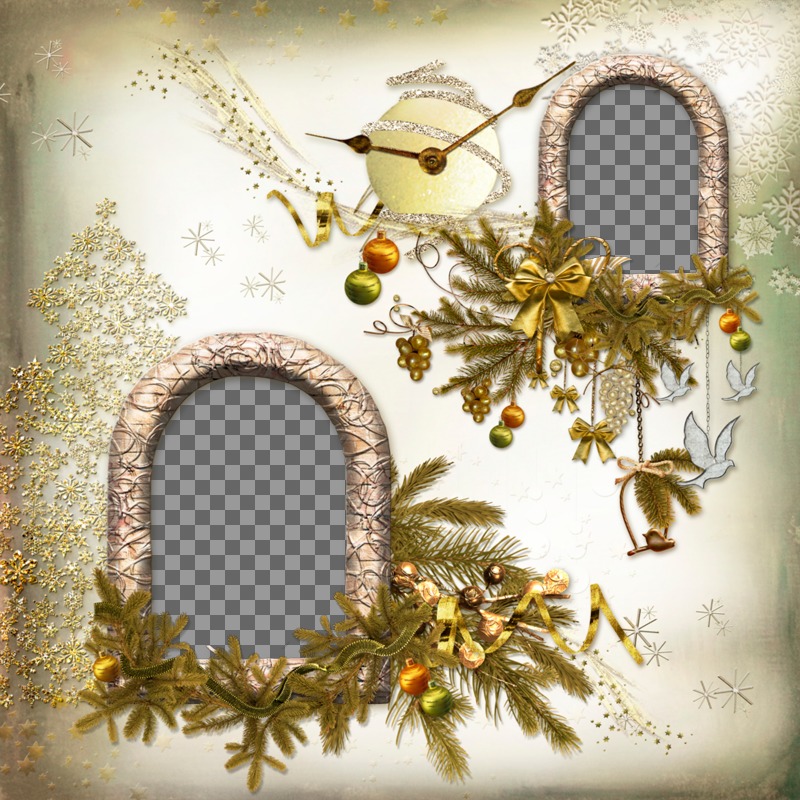 Original Weihnachtskarten - Photoeffekte