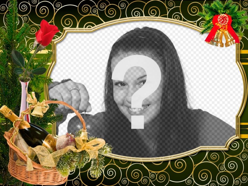 Weihnachtskarte, mit Ihrem Foto personalisieren. ..