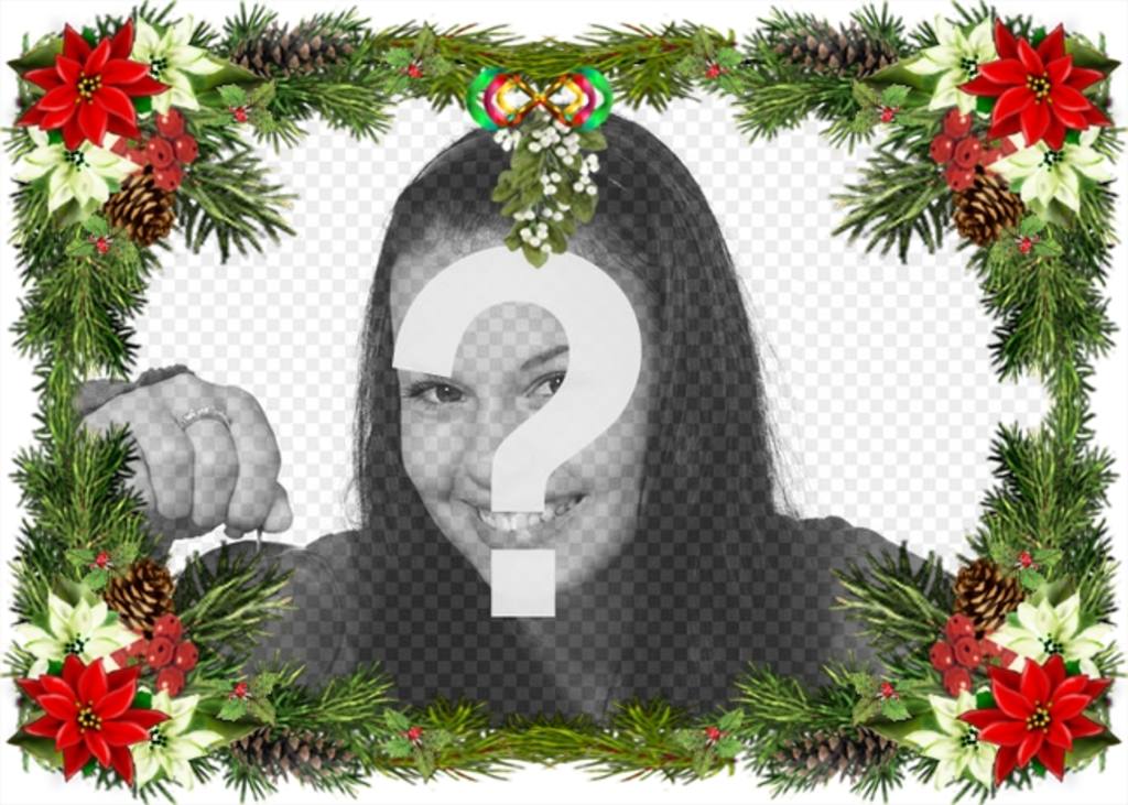 Fotomontagen und Bilderrahmen für Weihnachten Photoeffekte