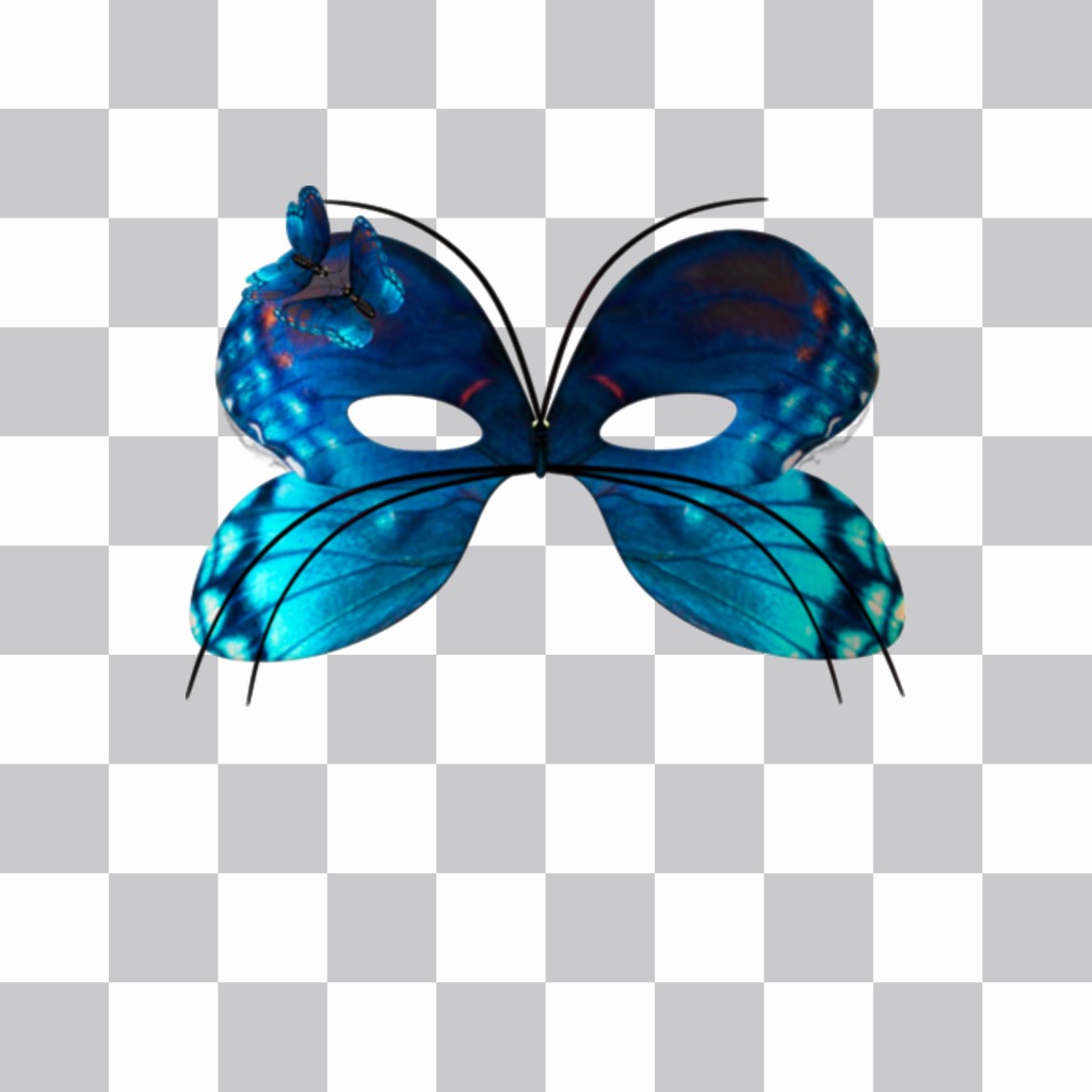 Schmetterling-Maske für Karneval Fotos. ..