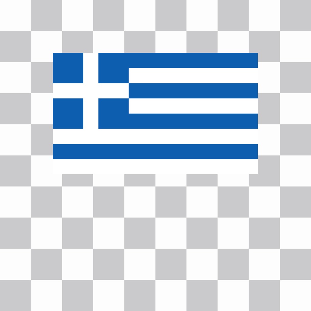 Flaggen-Aufkleber Griechenland, auf Ihre Fotos..