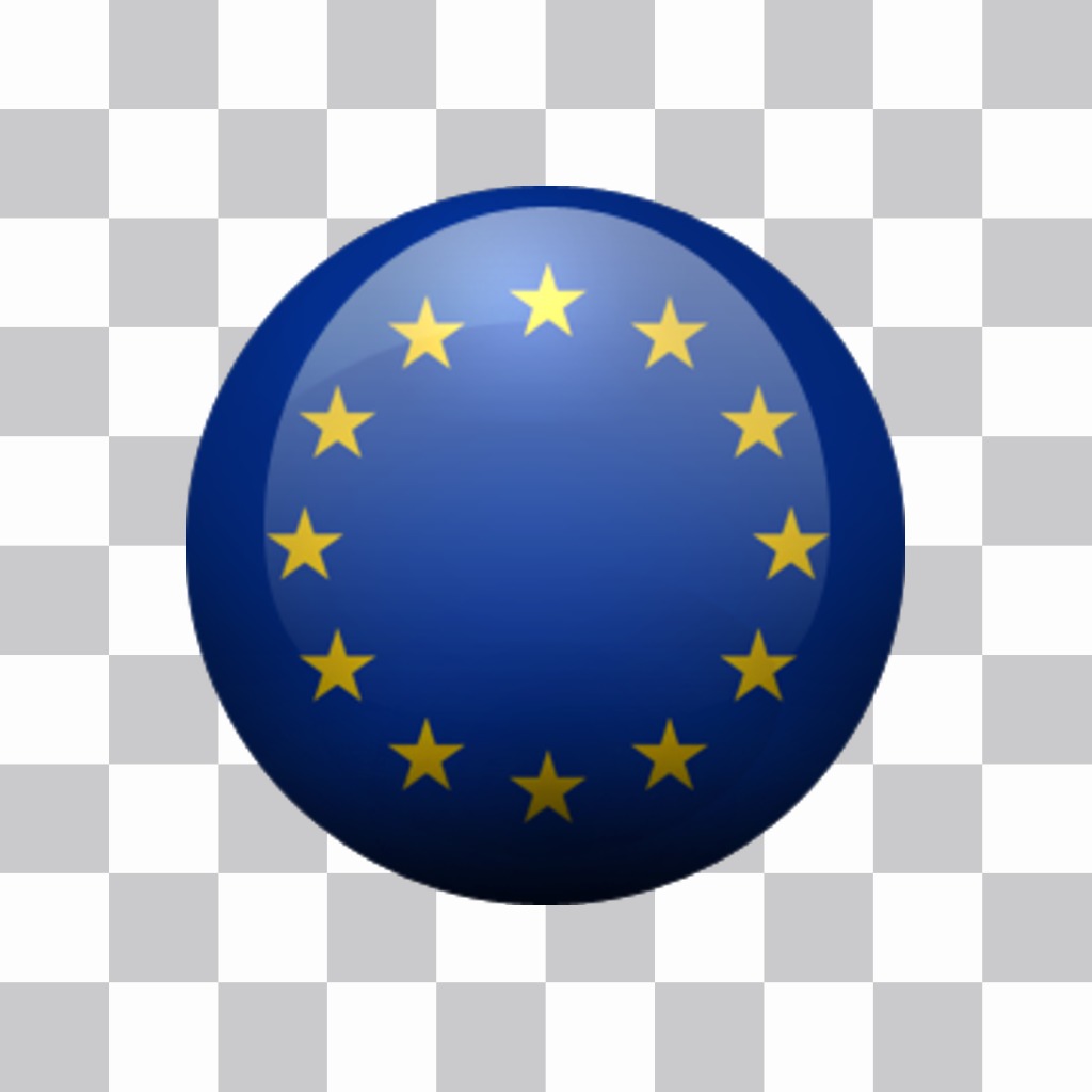 Aufkleber Flagge der Europäischen Union können mit unserem Online-Editor setzen..