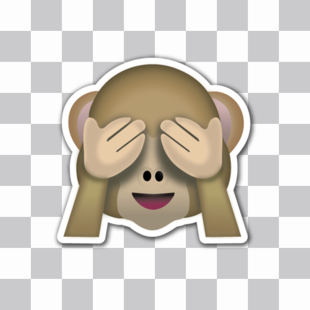 Affe Emoticon nicht auf die 3 Affen hören. ..