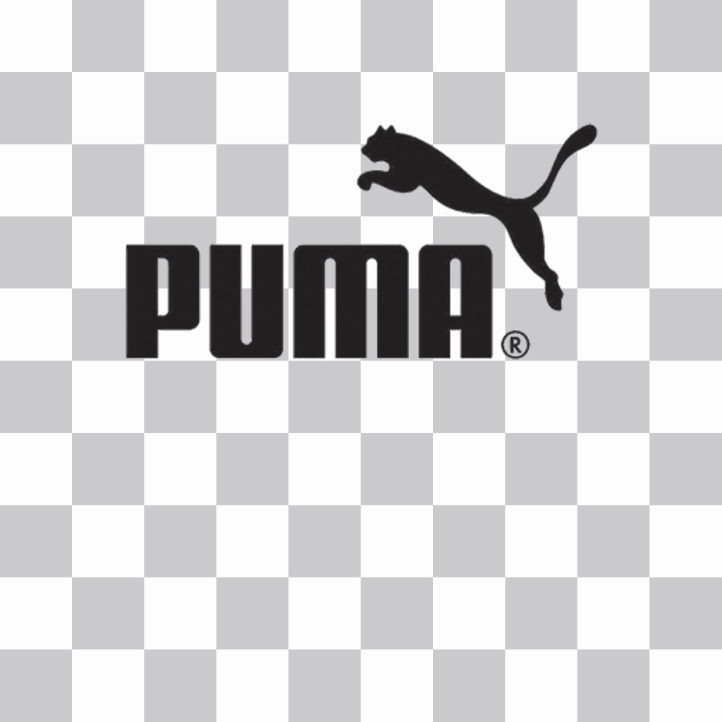 Puma-Logo-Aufkleber auf Ihre Fotos setzen. ..