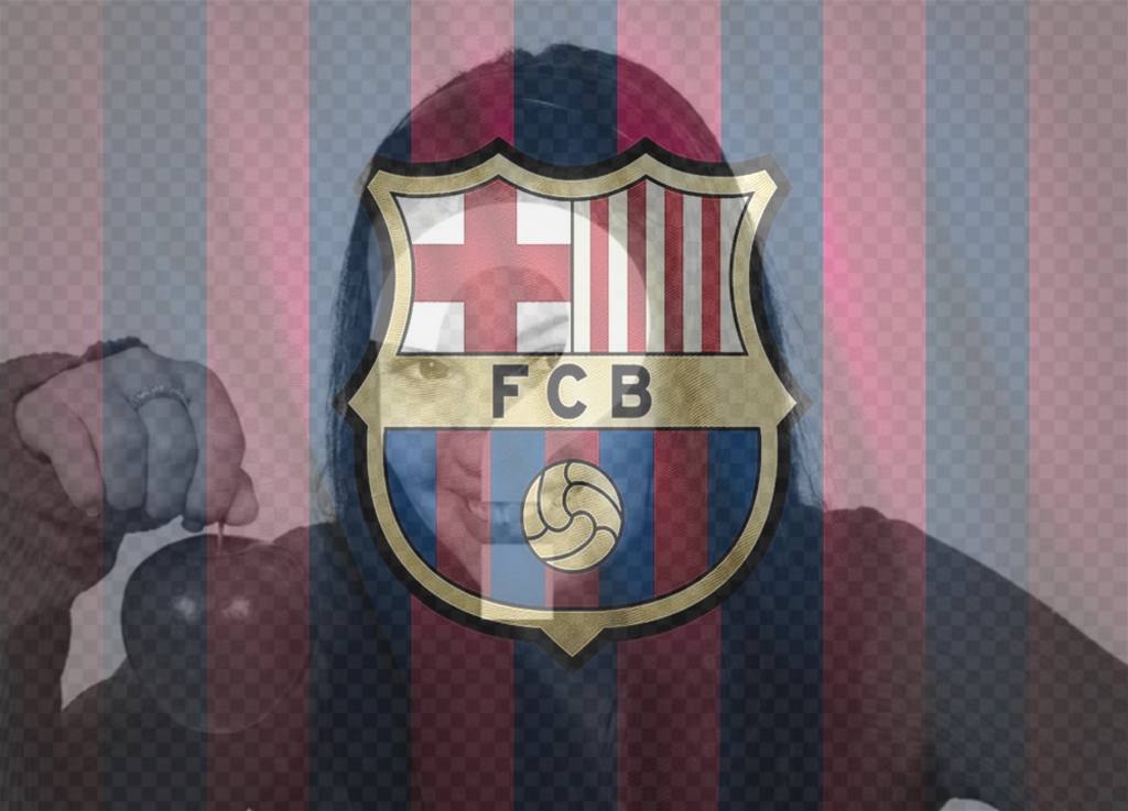 Foto Wirkung des FC Barcelona Schild für Ihr Foto ..