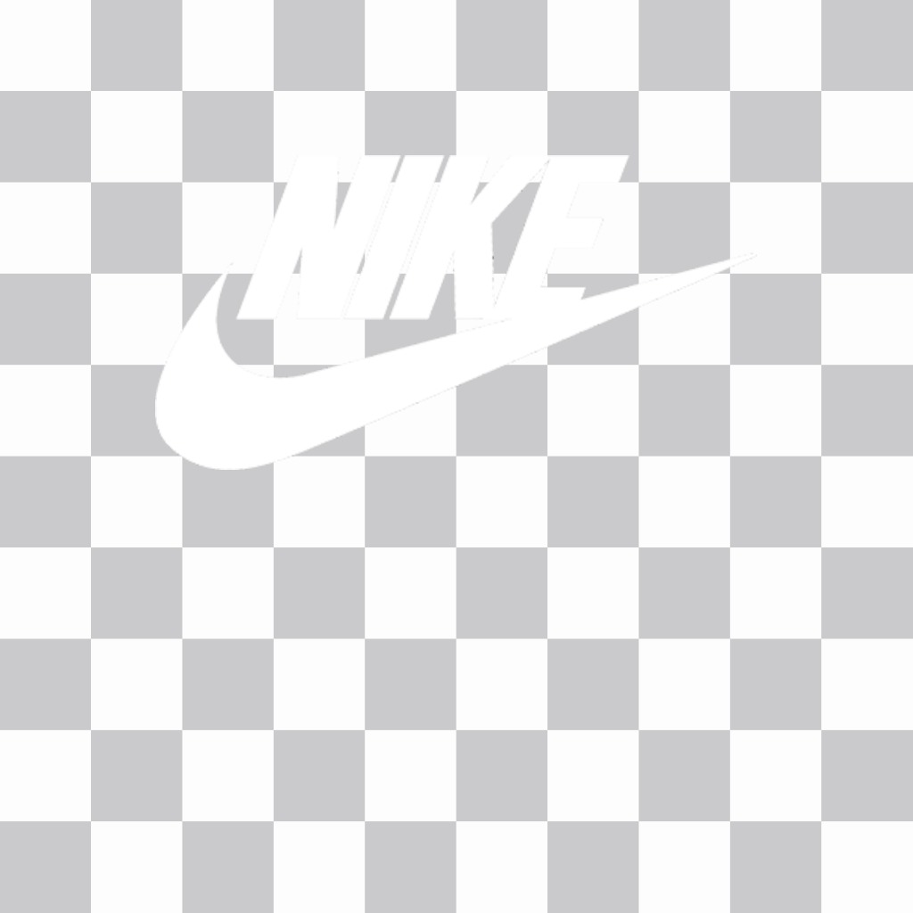 Aufkleber des Nike-Logo auf Ihre Bilder setzen ..