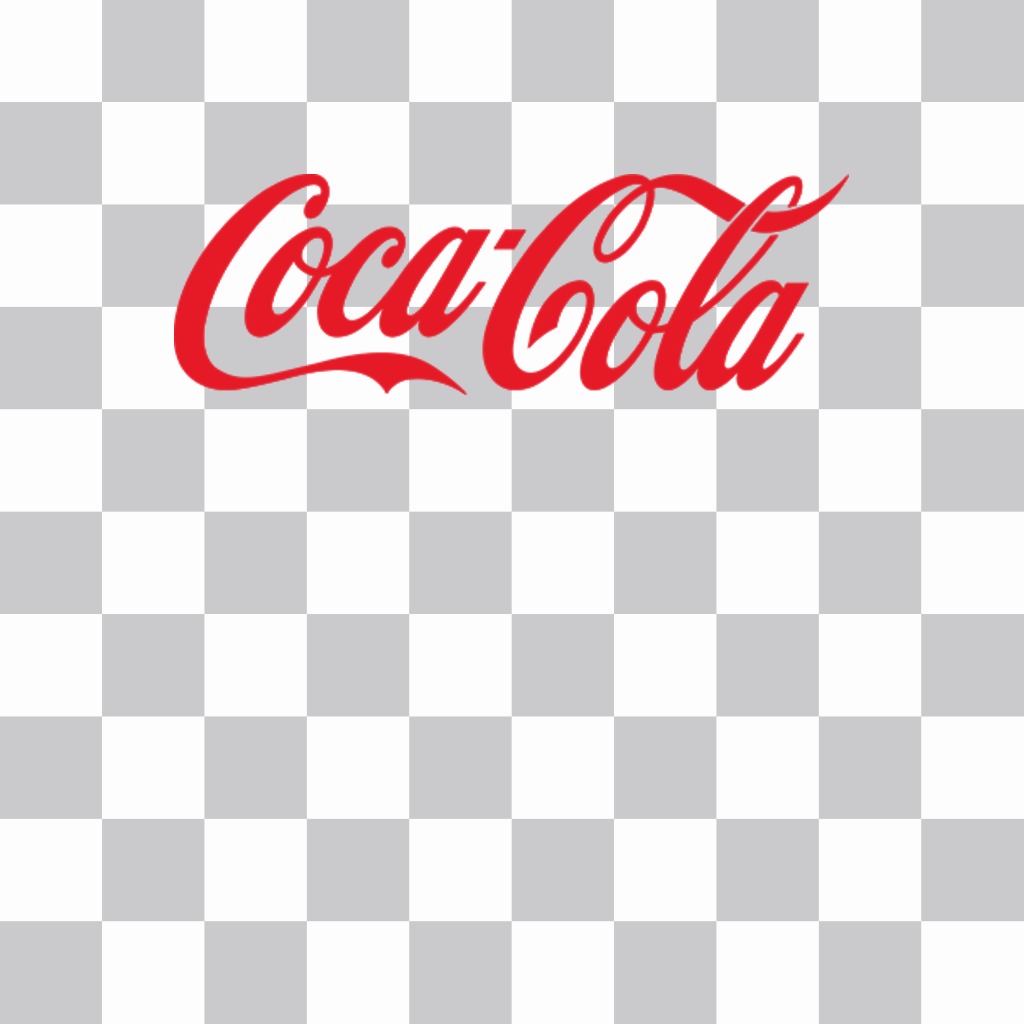 Sticker von Coca-Cola-Logo für Ihre Fotos ..